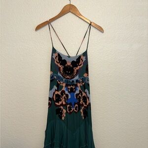 Stylish Printed Spaghetti Strap Dress